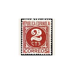 1936-38 España. Cifra y Personajes. Edif.731 **