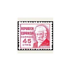 1936-38 España. Cifra y Personajes. Edif.737 **