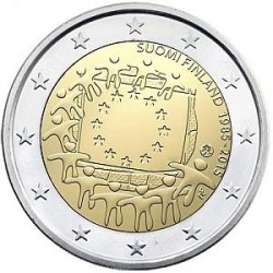 Moneda 2 euros conmemorativa 30º Aniv. Bandera  Eslovaquia