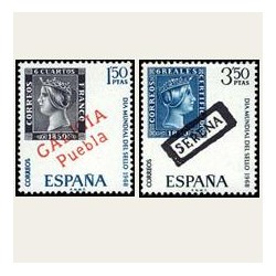 1968 España. Día Mundial del Sello. Edif.1869/70. **