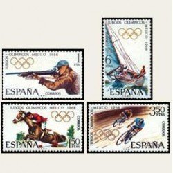 1968 España. Juegos Olímpicos de México. Edif.1885/88 **
