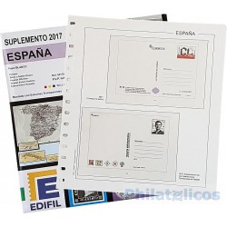 Suplemento Edifil Tarjetas Entero Postales España 2017