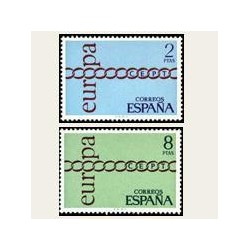 1971 España. Europa CEPT. Edif.2031/32 **