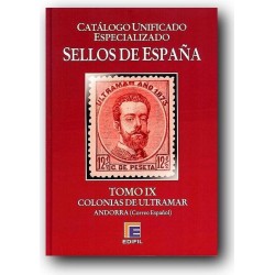 Catálogo de Sellos Edifil España Especializado Tomo IX Colonias Ultramar Edic. 2013