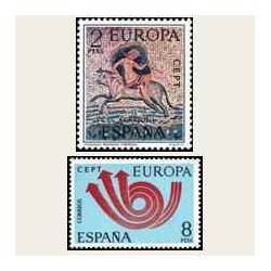 1973 España. Europa CEPT. Edif.2125/26 **