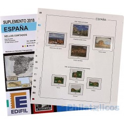Suplemento Edifil España Sellos Cortados Procedentes de H.B. 2018