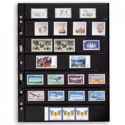 Hojas GRANDE 7S para sellos, sobres y tarjetas postales (5 unds.)
