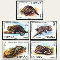 1974 Sellos de España (2192/96).