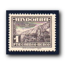 1948-53 Sellos de Andorra (correo español 59). Paisaje**.