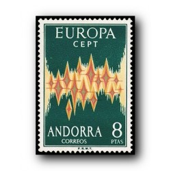 1972 Sellos de Andorra 72. Europa **