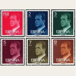 1976 España. Juan Carlos I serie básica (Edif. 2344/49) **