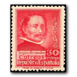 1937 Sellos de España 726. Cent. de la Muerte de Gregorio...