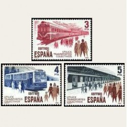 1980 España. Utilice Transportes Publicos (Edif.2560/62) **