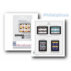 Hojas Philatelicos en blanco para Álbum de Sellos