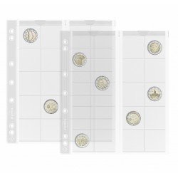 Hojas para monedas Leuchtturm NUMIS 34 transparentes (5...
