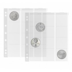 Hojas para monedas Leuchtturm NUMIS 44 transparentes (5...
