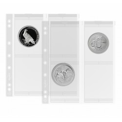 Hojas para monedas Leuchtturm NUMIS 66 transparentes (5...