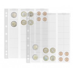 Hojas para monedas Leuchtturm NUMIS MIX transparentes (5...