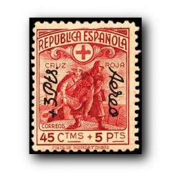 1938 Sellos de España 768 **. Cruz Roja Española.