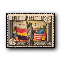 1938 Sellos de España 765 **. CL Aniv. de la Constitución...
