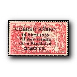 1938 Sellos de España 756. VII Aniversario de la República.