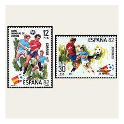 1981 España. Copa Mundial de Fútbol España'82. (Edif.2613/14) **