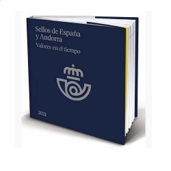 Libro Oficial de Correos Sellos de España y Andorra 2021...