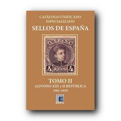Catálogo de Sellos Edifil España Especializado Tomo II...