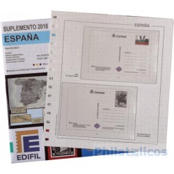 Suplemento Edifil Tarjetas Entero Postales España 2018