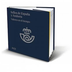 Libro Oficial de Correos Sellos de España y Andorra 2023...