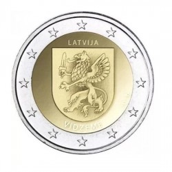 Moneda 2 euros conmemorativa Letonia 2016 Vidzeme