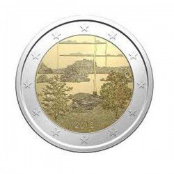 Moneda 2 euros conmemorativa Finlandia 2018 Sauna Finlandesa