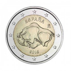 Moneda 2 euros conmemorativa España 2015 Altamira