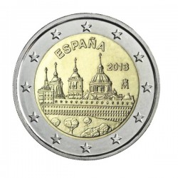 Moneda 2 euros conmemorativa España 2013 Monasterio del Escorial
