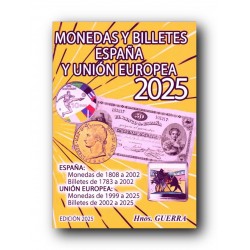 Catálogo de monedas y billetes Hermanos Guerra 2025