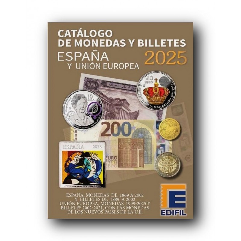 Catálogo de Monedas y Billetes Edifil 2025