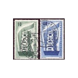 1956 Alemania. Europa CEPT. (Yver.117/18) Ø