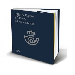 Libro Oficial de Correos Sellos de España y Andorra 2024...