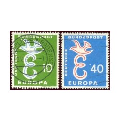 1958 Alemania. Europa CEPT. (Yver.164/65) Ø