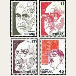 1986 España. Personajes. (Edif.2853/56) **