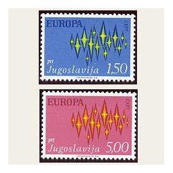 1972 Yugoslavia. Europa CEPT (Yver.1343/44) **