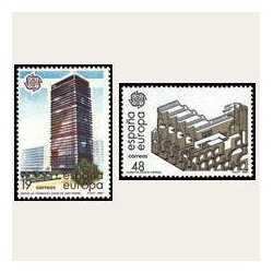 1987 España. Europa CEPT. Arquitectura (Edif.2904/05) **