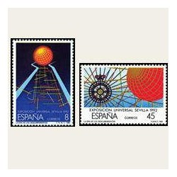 1988 España. Exposición Universal de Sevilla. (Edif.2939/40) **