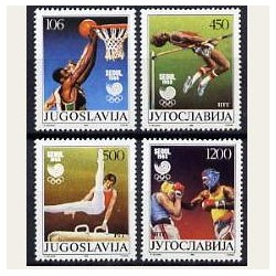 1988 Yugoslavia. Juegos Olimpicos de Seul. Yvert.2147/50 **