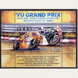 1989 Yugoslavia. Gran Premio de Motociclismo. Yvert. HB-33 **