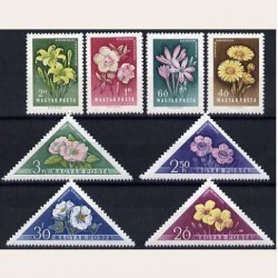 1958 Hungría. Flores Diversas. (Yvert.1249/56) **