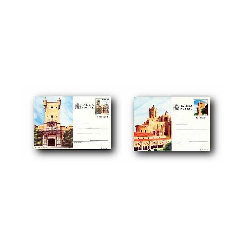 1988 España. Entero Postales Turismo (Edif.145/146)**