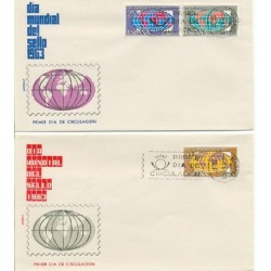 1963 SPD España. Día Mundial del Sello. Edif.1509/11