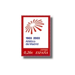 Sellos de España 2003. Club Atlético de Madrid. (Edifil 3983)**