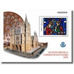 Sellos de España 2003. Vidrieras de la Catedral de León. (Edifil 4020)**